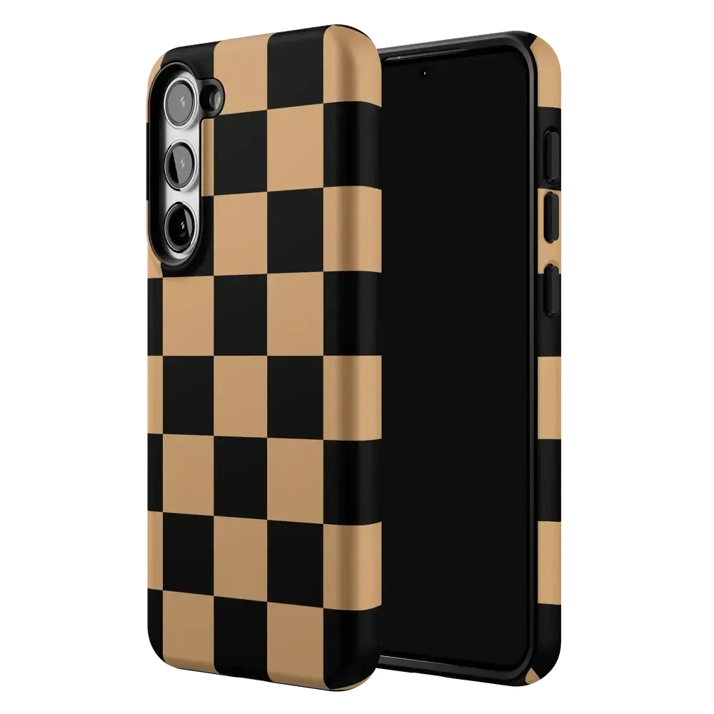 Fit Check | Black & Brown Checkerboard Case - Bansusa