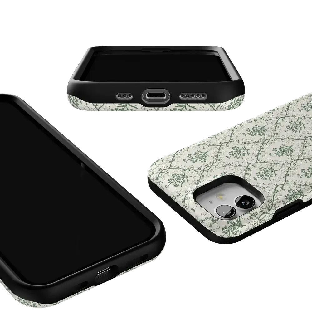 Sage Tapestry | Floral Vines Case - Bansusa
