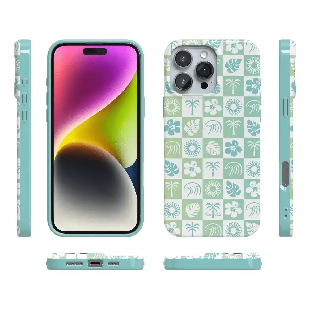Coastal Checkers | Pura Vida Case - Bansusa