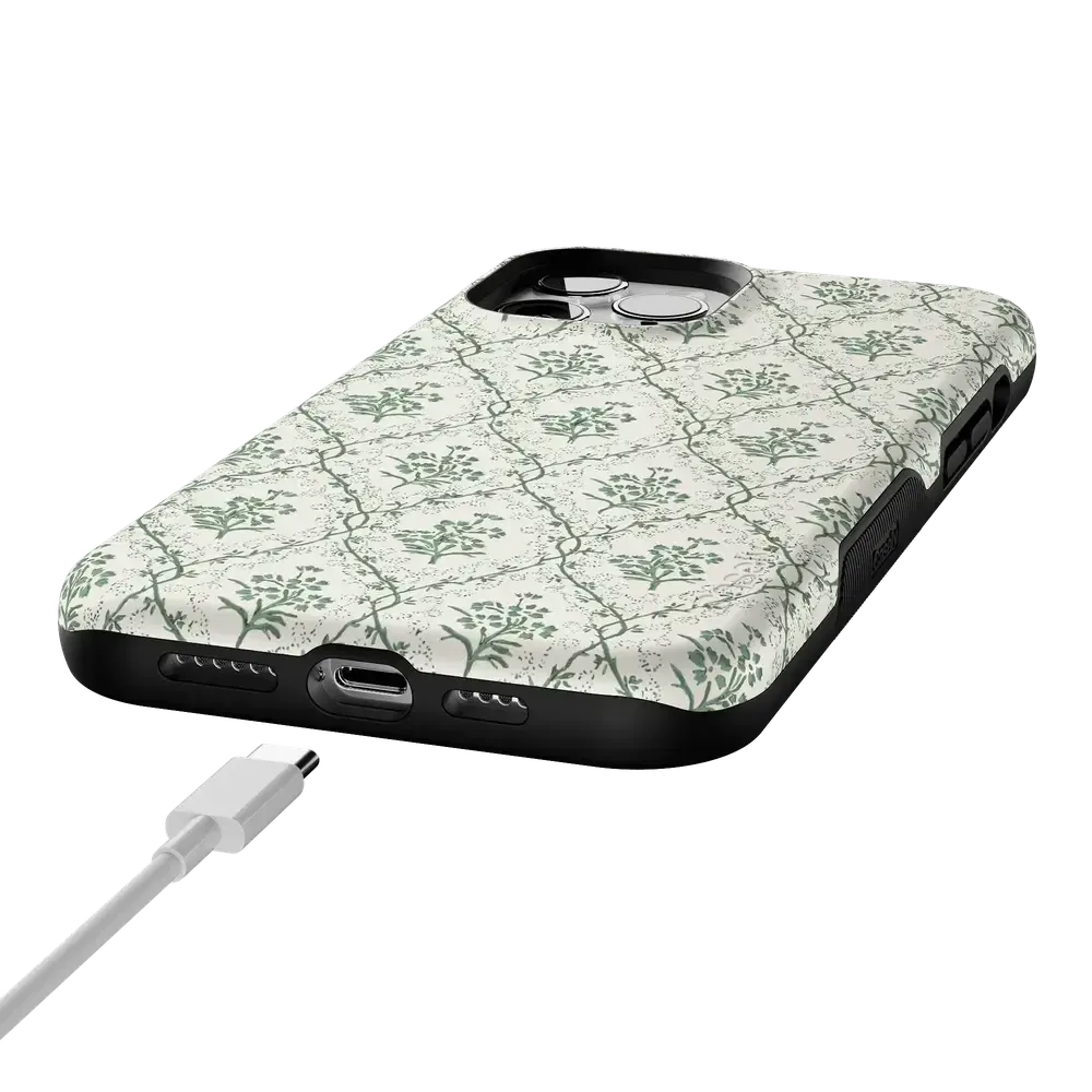 Sage Tapestry | Floral Vines Case - Bansusa