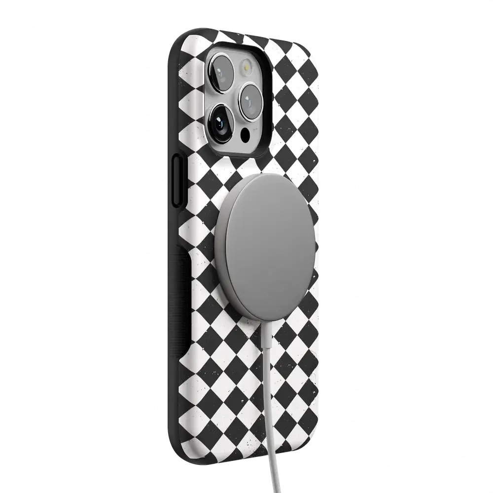 Salem's Hex | Black & White Checkered Case - Bansusa