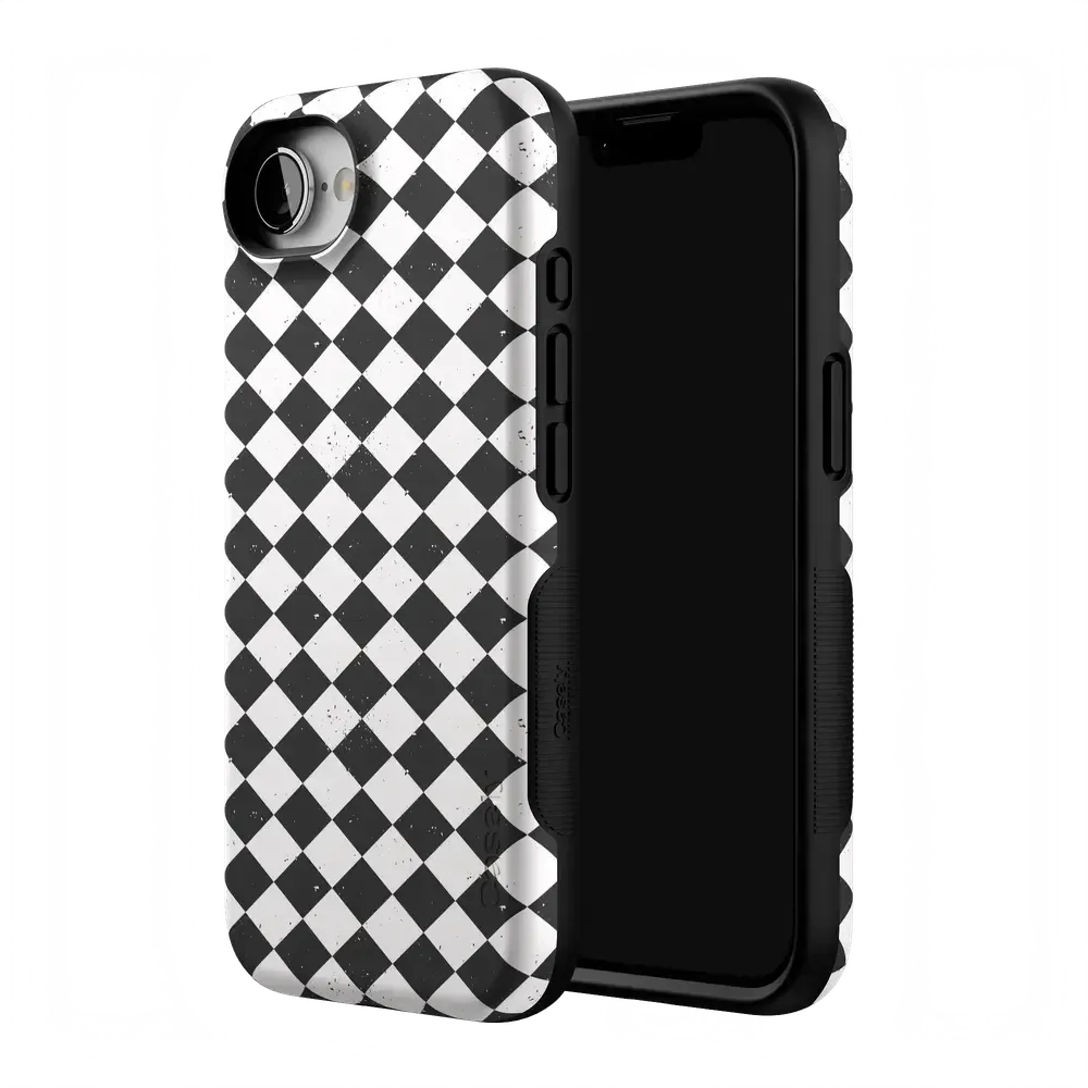 Salem's Hex | Black & White Checkered Case - Bansusa