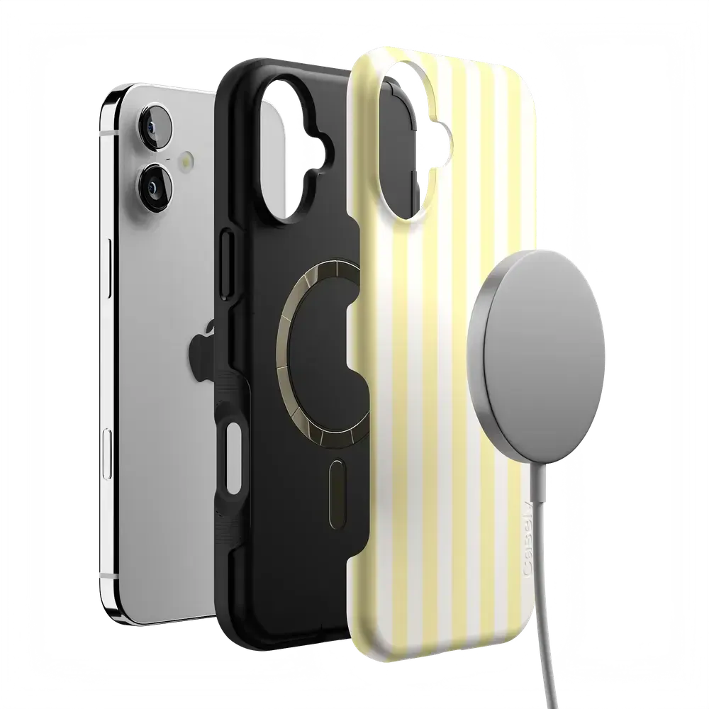 Butter Yellow Stripes | Sunday Best Case - Bansusa