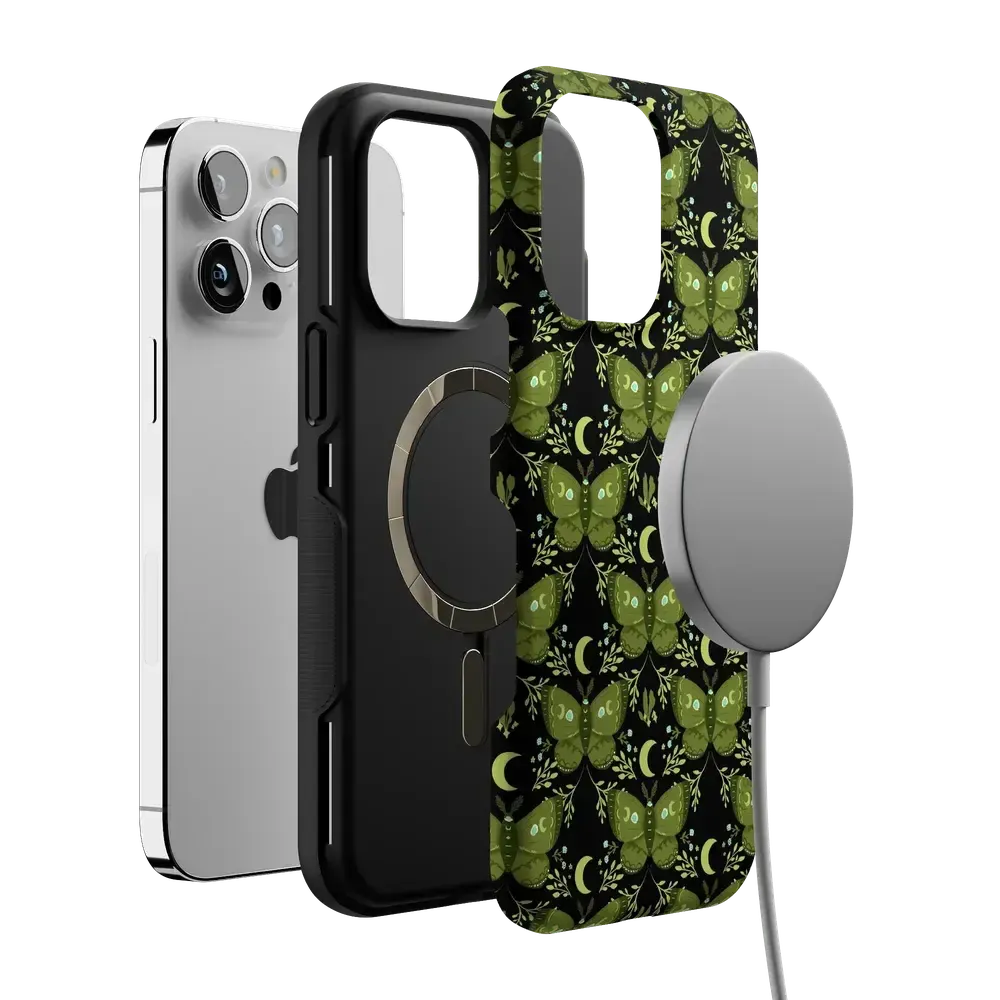 Mystic Moths | Green Twilight Case - Bansusa