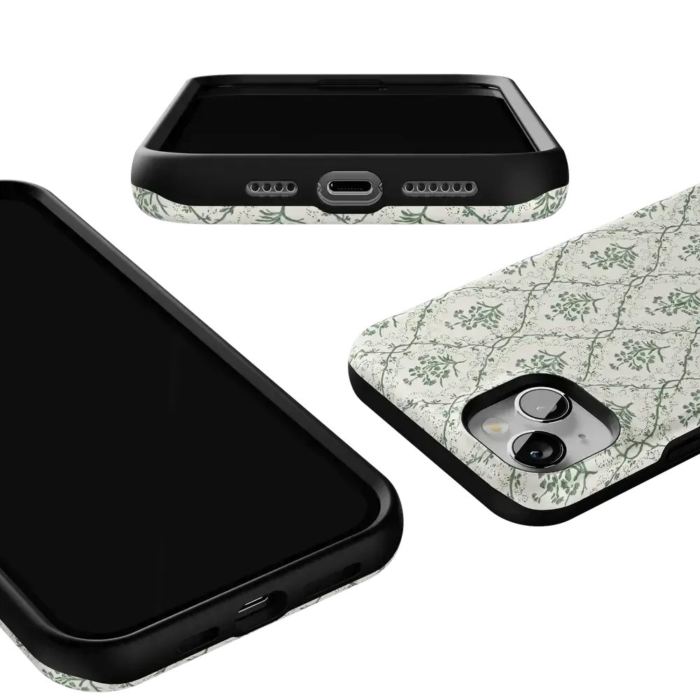 Sage Tapestry | Floral Vines Case - Bansusa