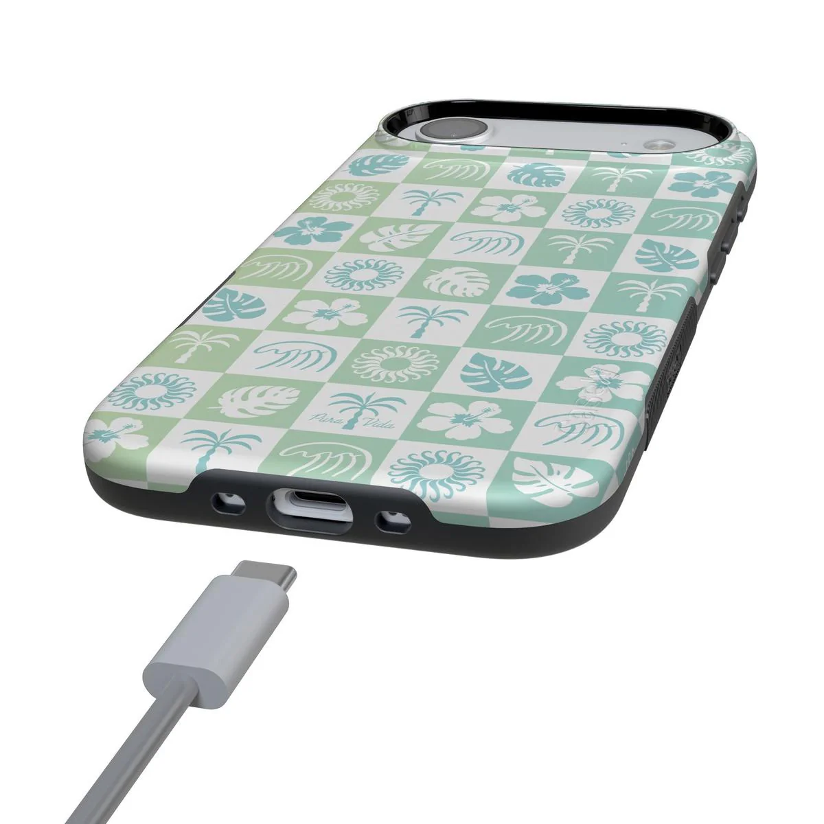 Coastal Checkers | Pura Vida Case - Bansusa