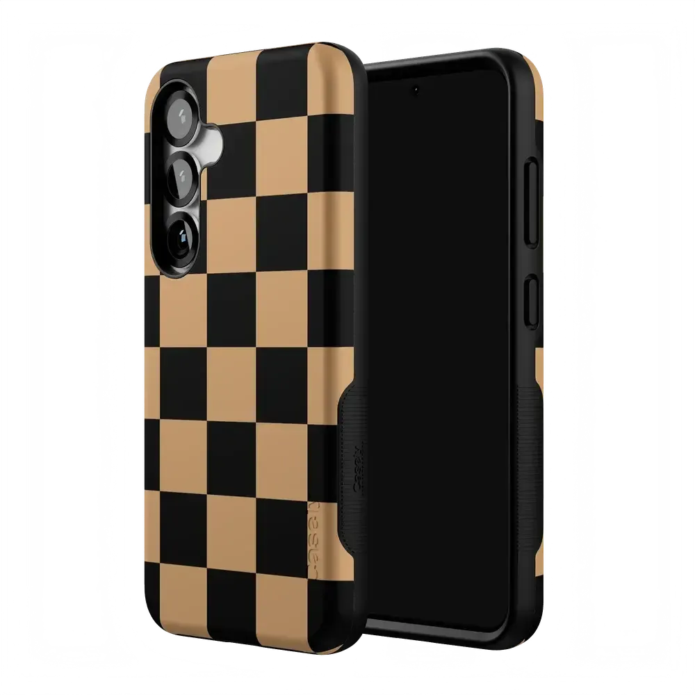 Fit Check | Black & Brown Checkerboard Case - Bansusa