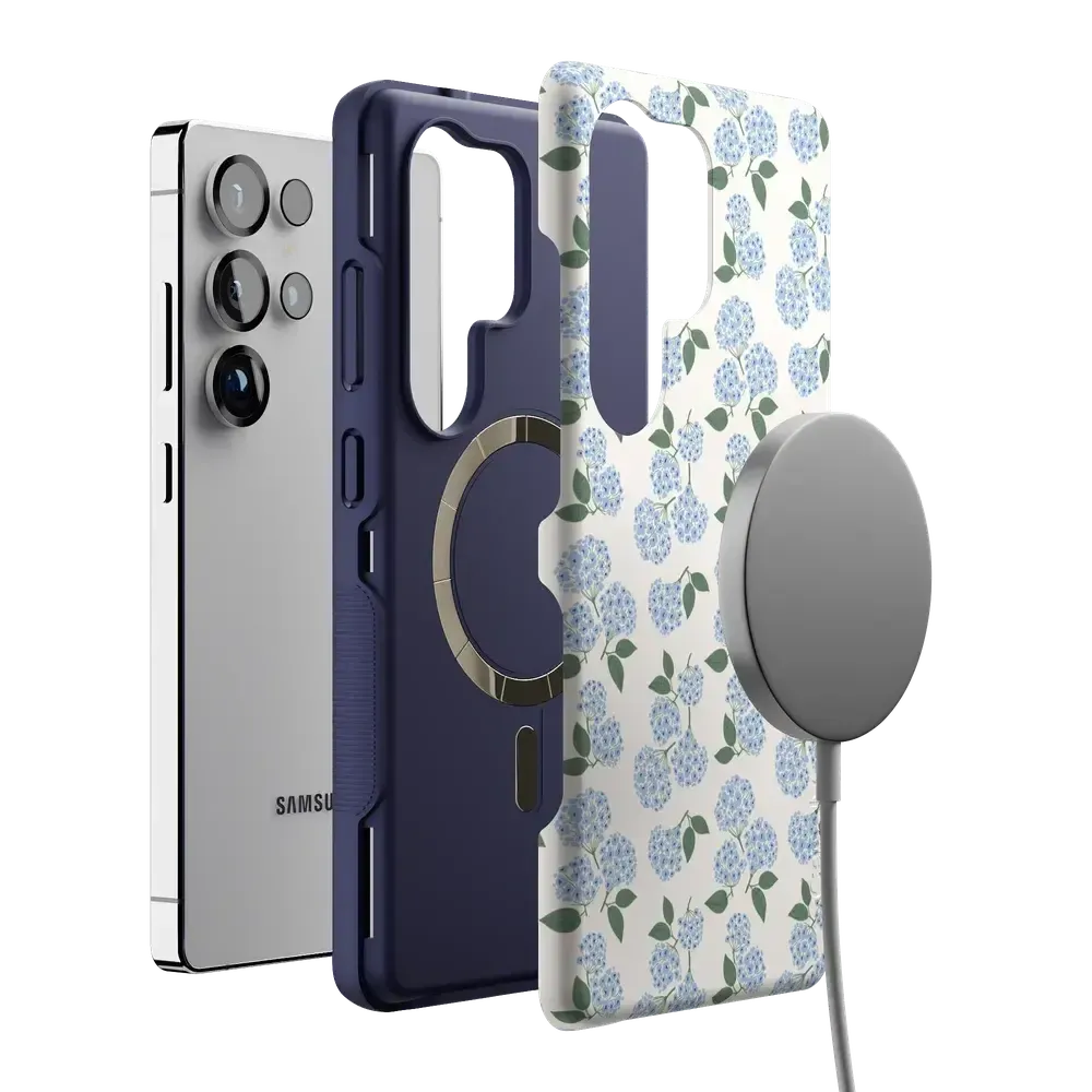 Nantucket Cottage | Blue Hydrangea Case - Bansusa