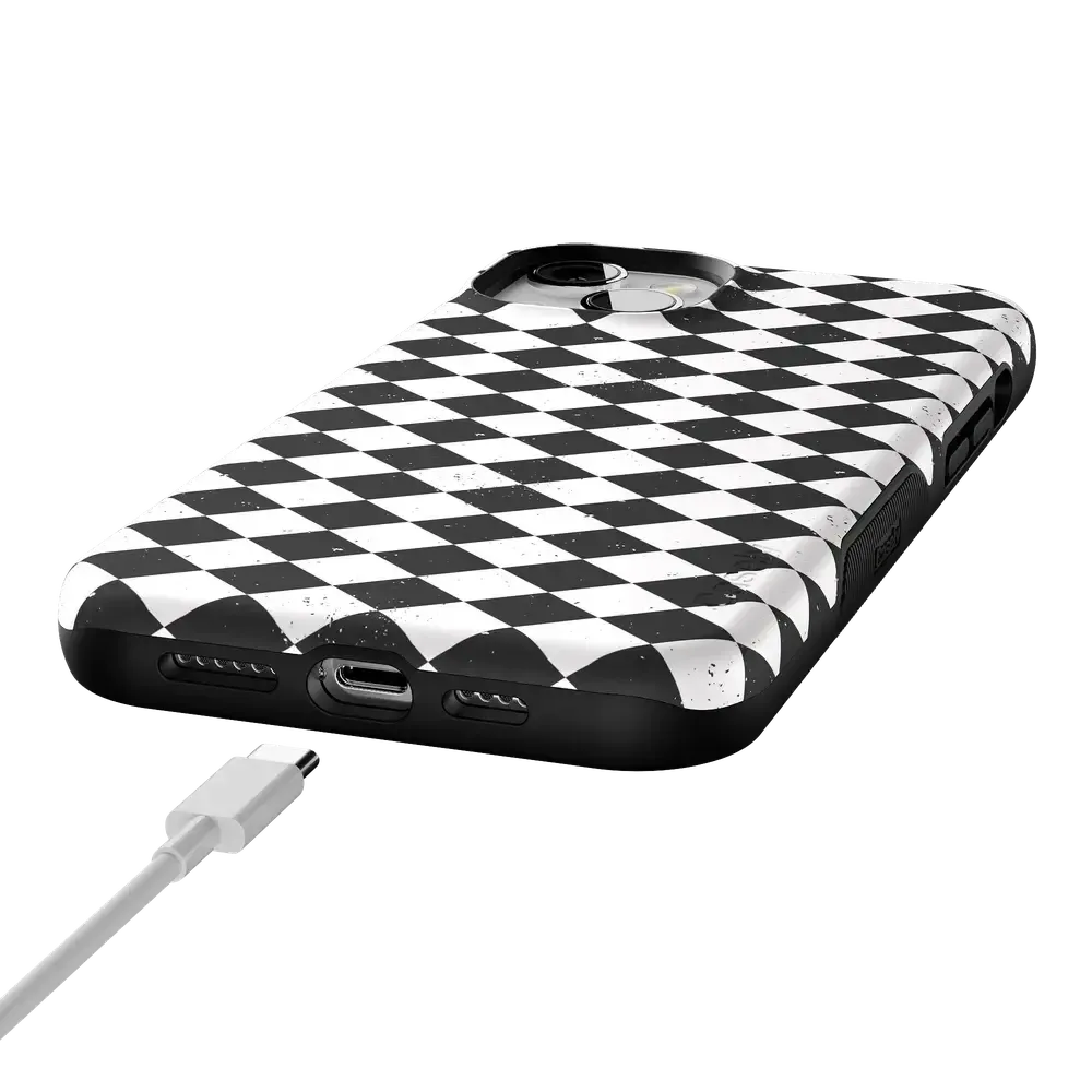 Salem's Hex | Black & White Checkered Case - Bansusa