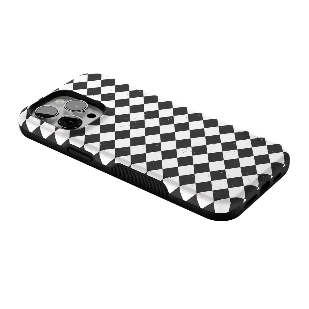 Salem's Hex | Black & White Checkered Case - Bansusa