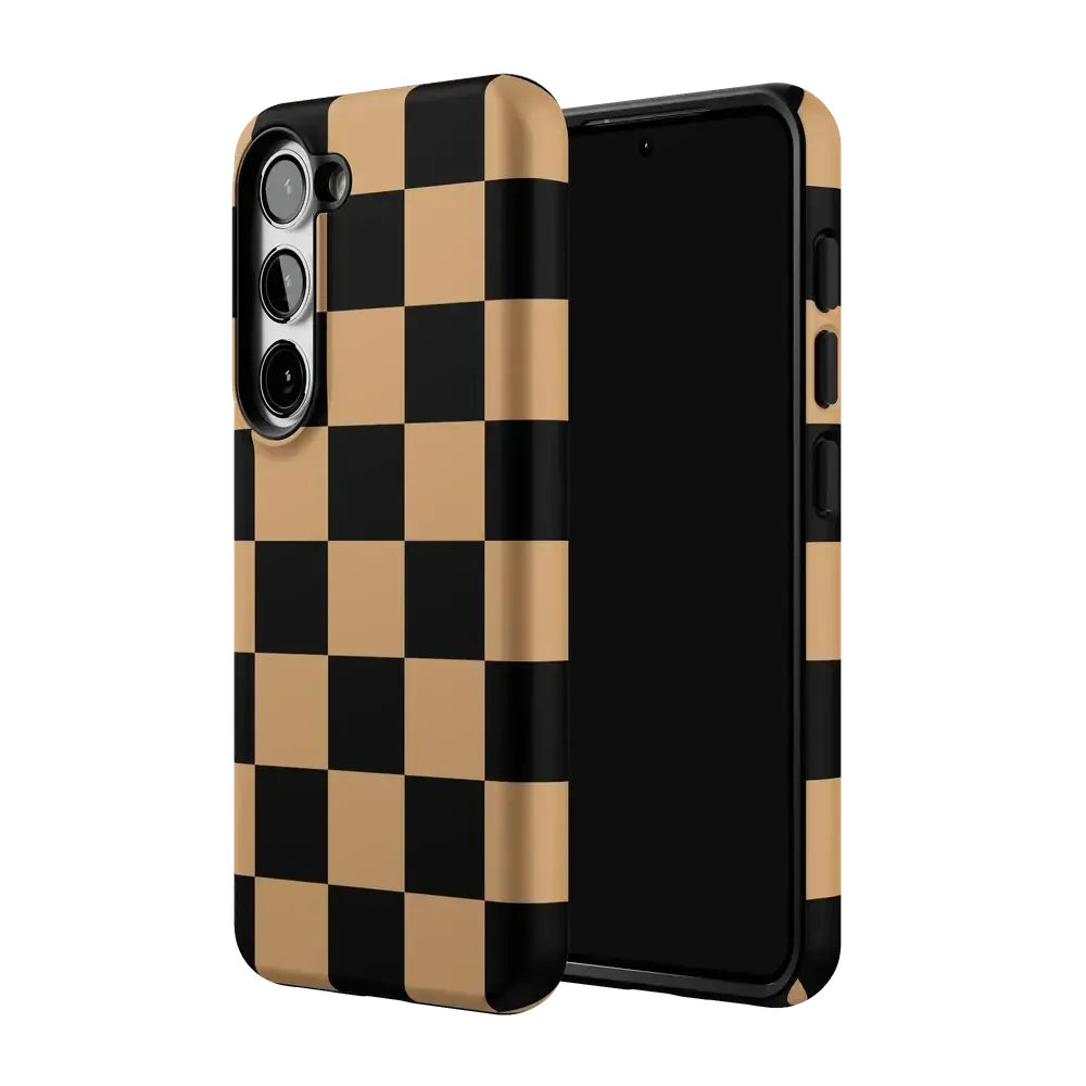 Fit Check | Black & Brown Checkerboard Case - Bansusa