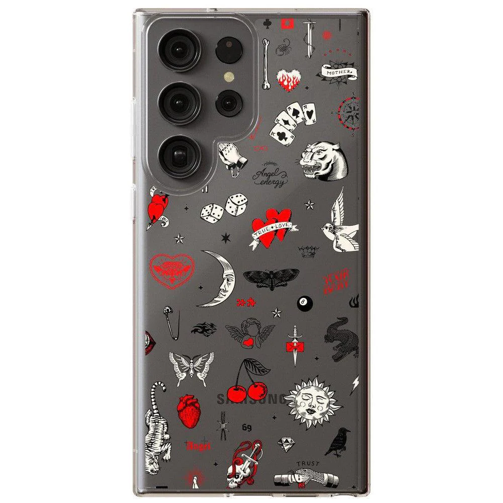 Not a Phase | Clear Flash Tattoo Case - Bansusa