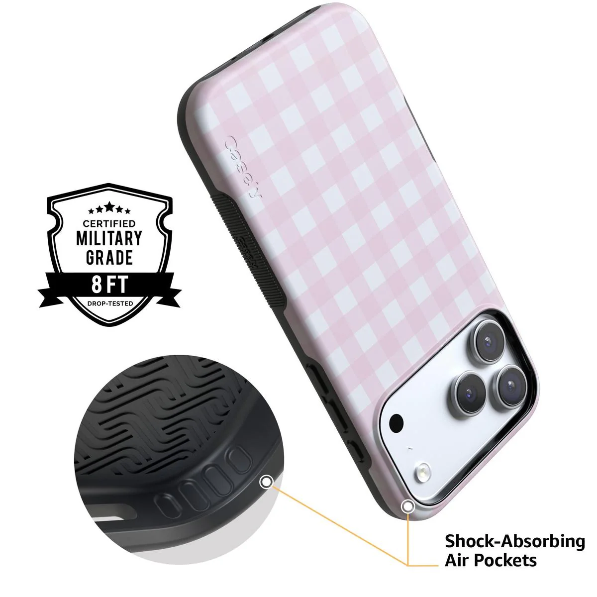 Pink Plaid | Sunday Best Case - Bansusa