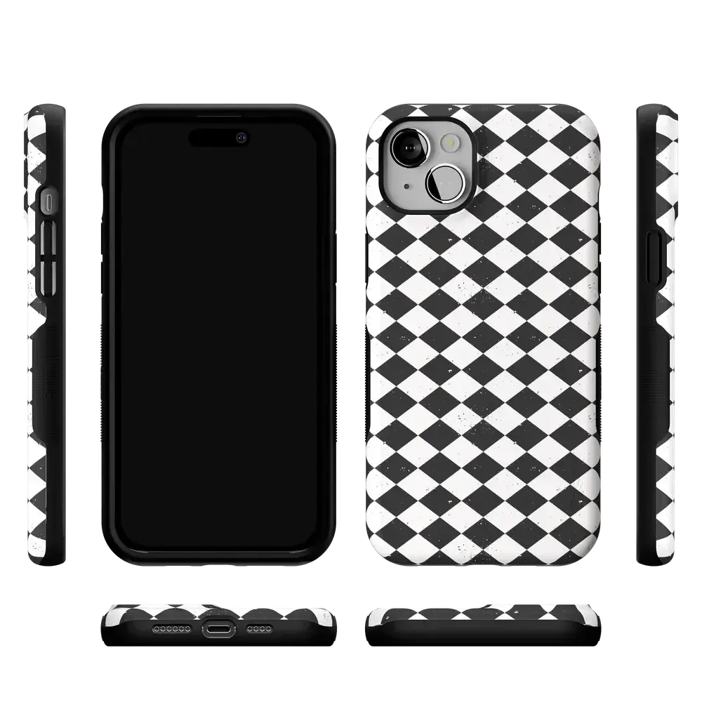 Salem's Hex | Black & White Checkered Case - Bansusa