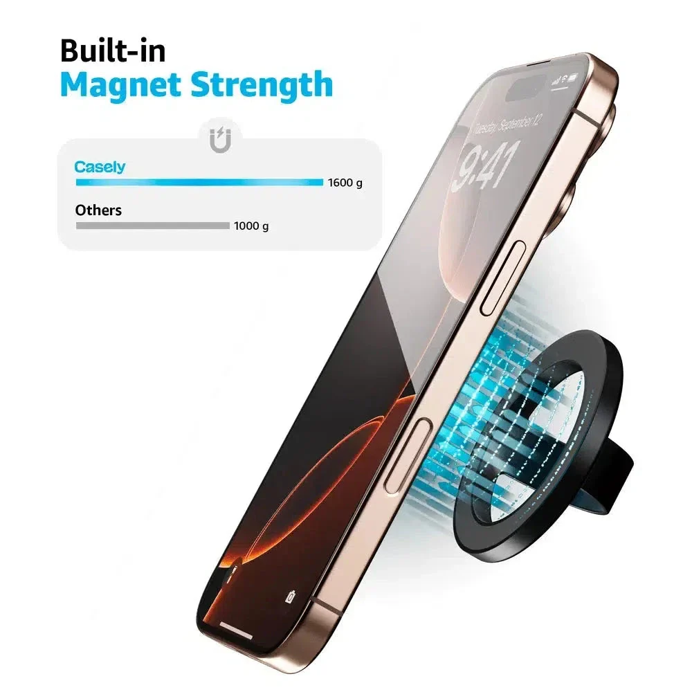 MagRing | Black Magnetic Phone Ring - Bansusa