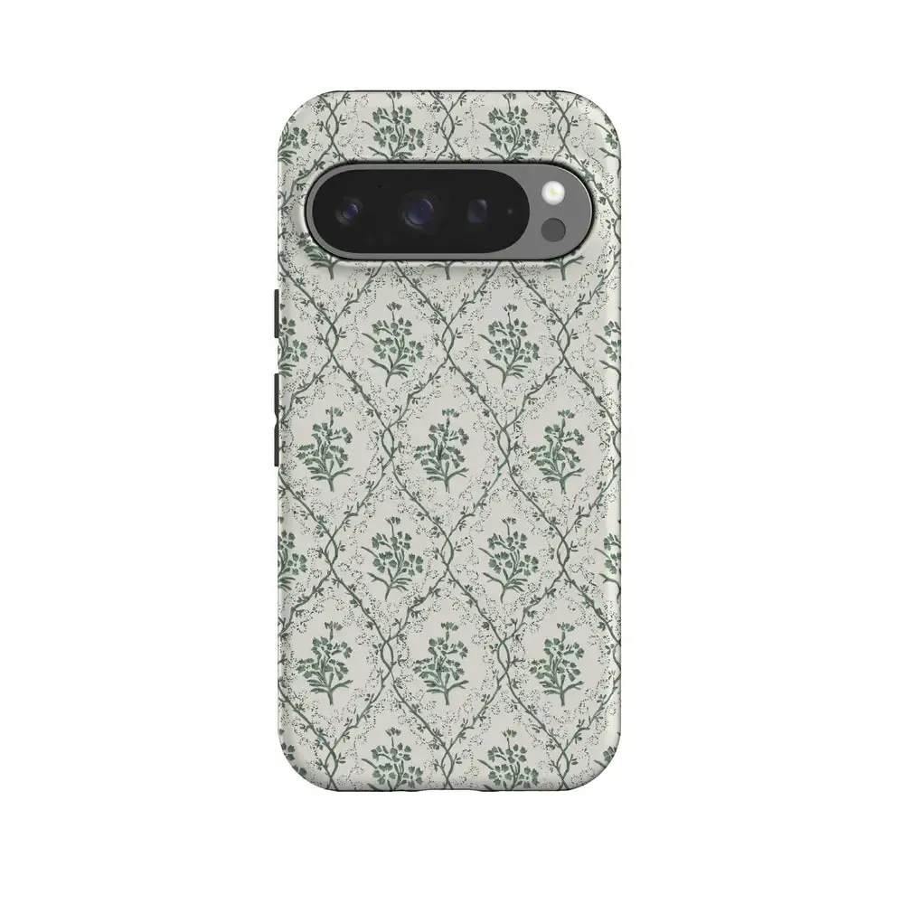 Sage Tapestry | Floral Vines Case - Bansusa