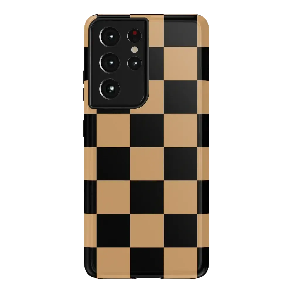 Fit Check | Black & Brown Checkerboard Case - Bansusa