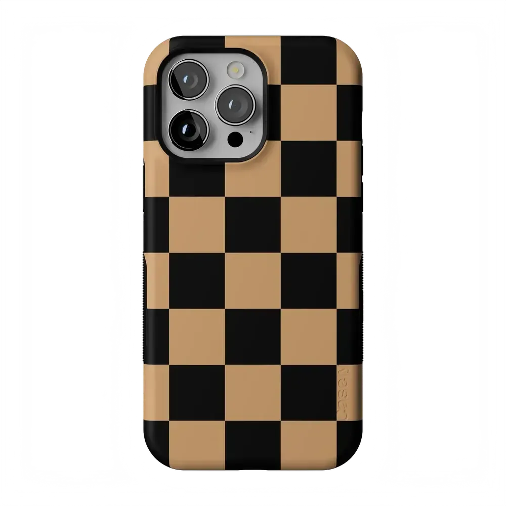 Fit Check | Black & Brown Checkerboard Case - Bansusa