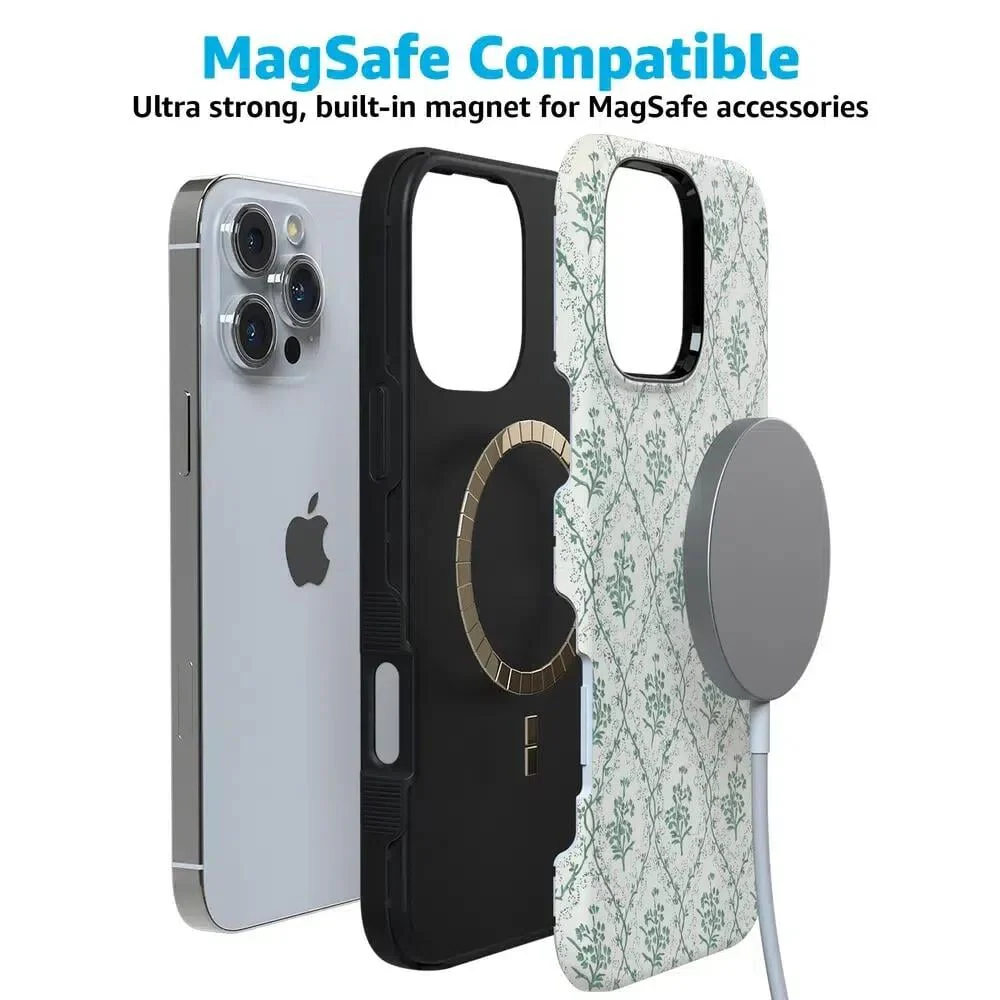 Sage Tapestry | Floral Vines Case - Bansusa