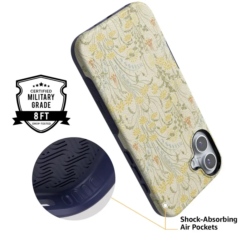 Boho Blooms | Golden Floral Case - Bansusa