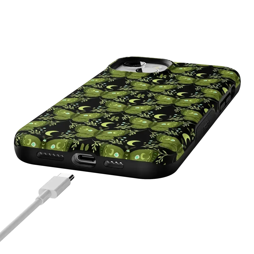 Mystic Moths | Green Twilight Case - Bansusa