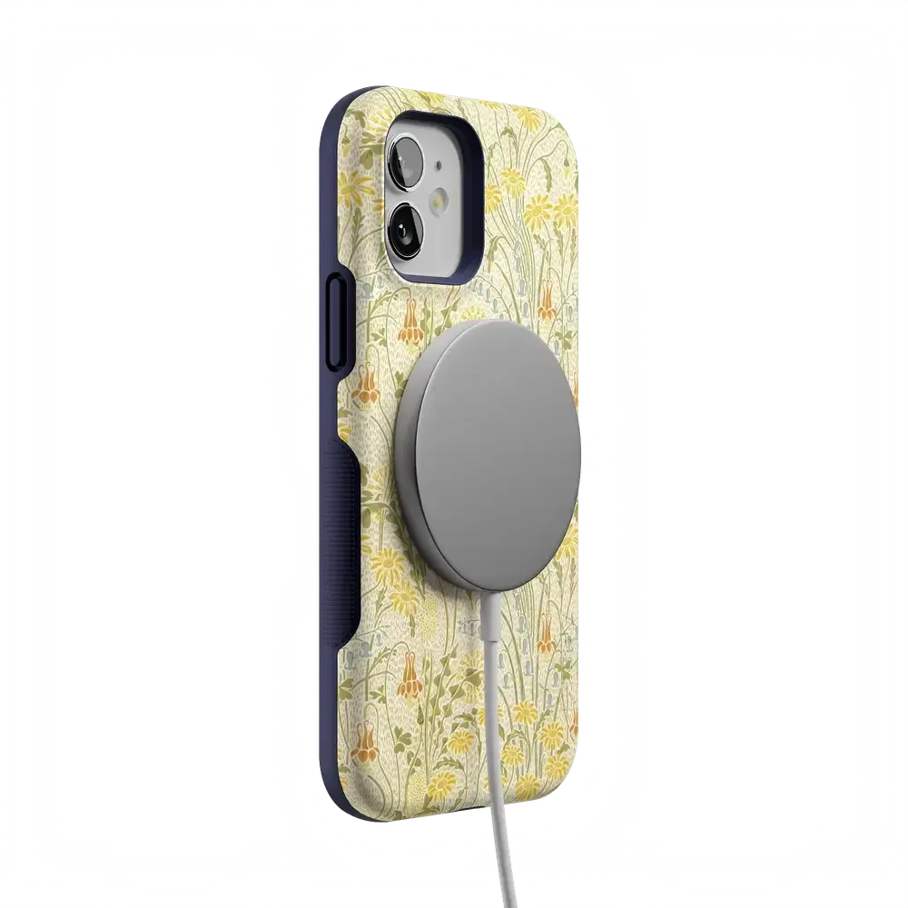 Boho Blooms | Golden Floral Case - Bansusa