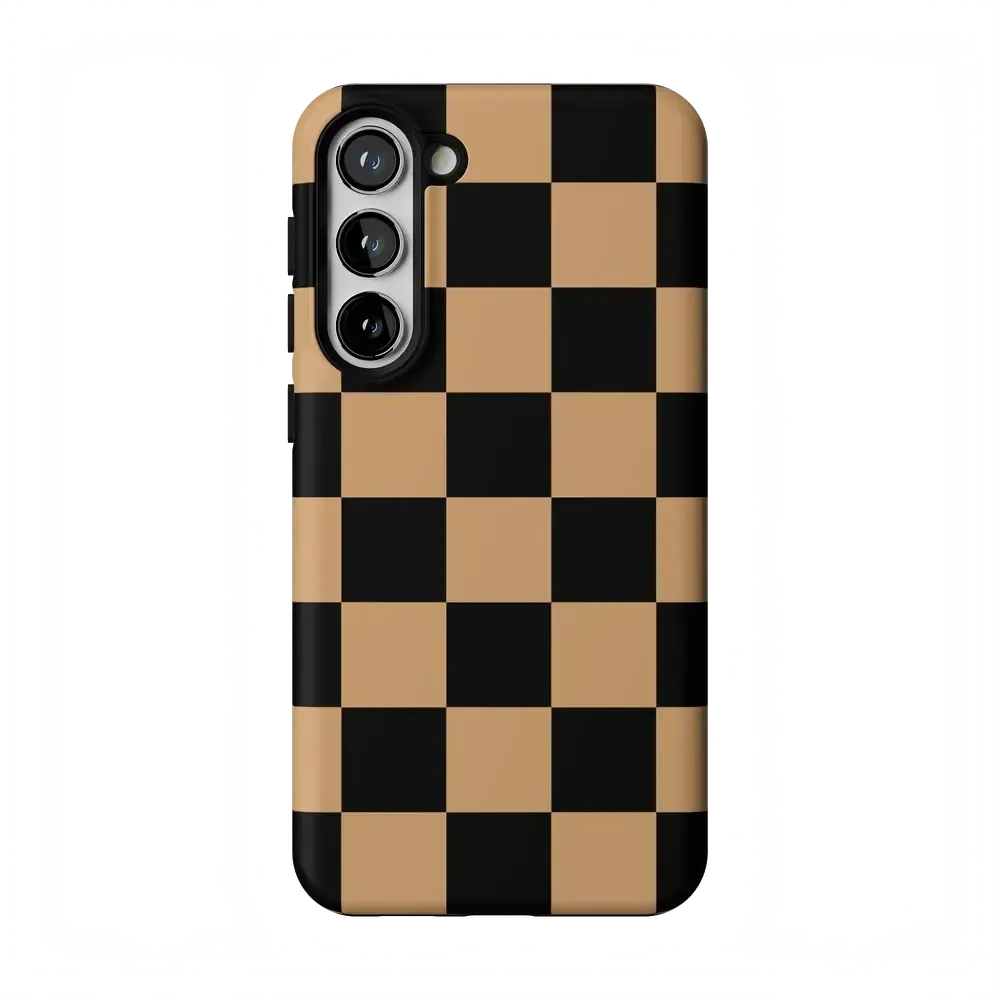 Fit Check | Black & Brown Checkerboard Case - Bansusa