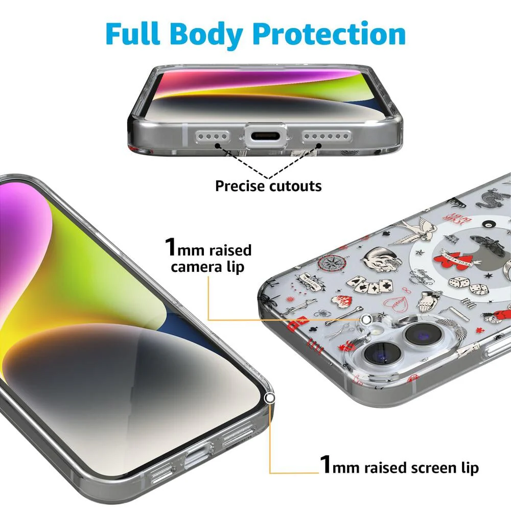 Not a Phase | Clear Flash Tattoo Case - Bansusa