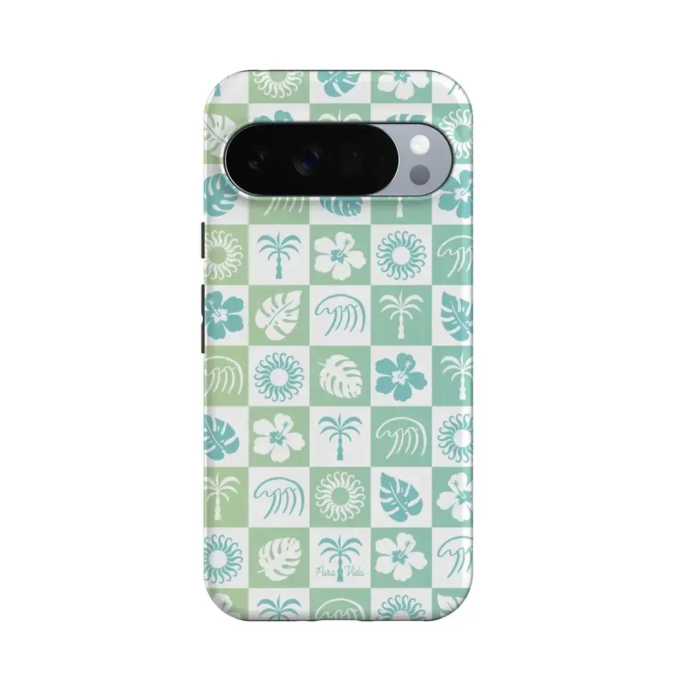 Coastal Checkers | Pura Vida Case - Bansusa