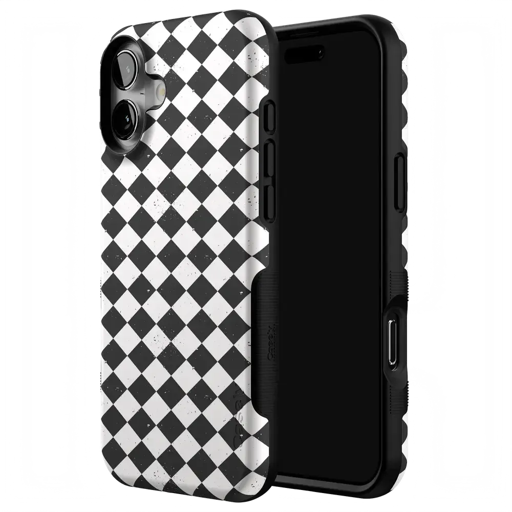 Salem's Hex | Black & White Checkered Case - Bansusa