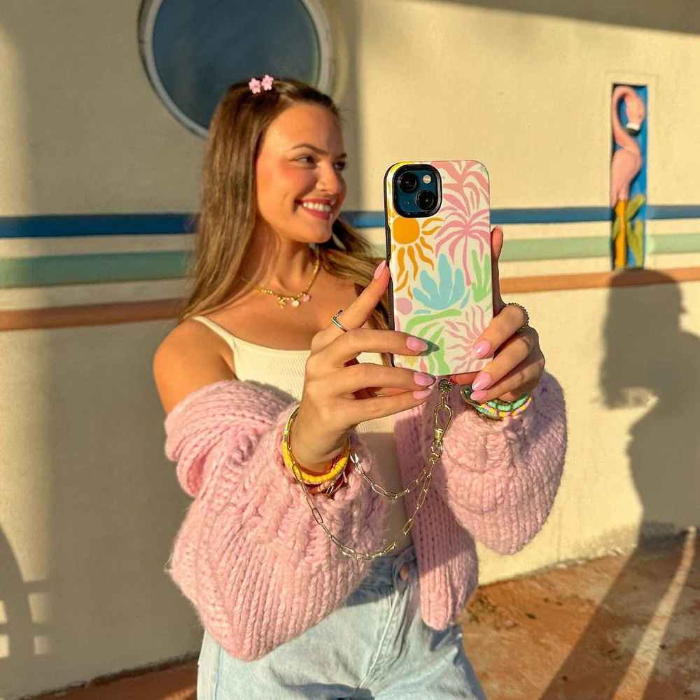 Paperclip Chain Wristlet Phone Chain | Pura Vida x Bans - Bansusa