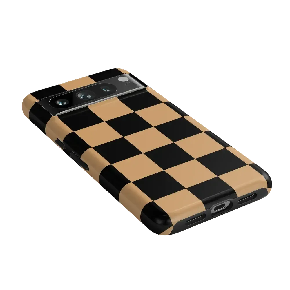 Fit Check | Black & Brown Checkerboard Case - Bansusa