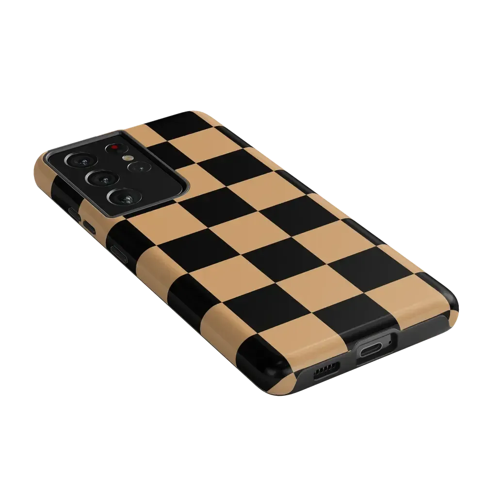 Fit Check | Black & Brown Checkerboard Case - Bansusa