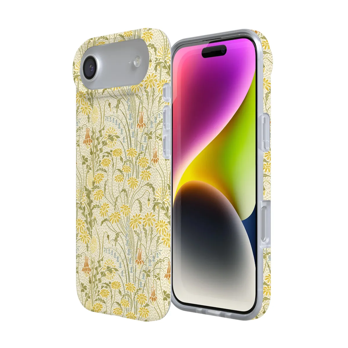 Boho Blooms | Golden Floral Case - Bansusa