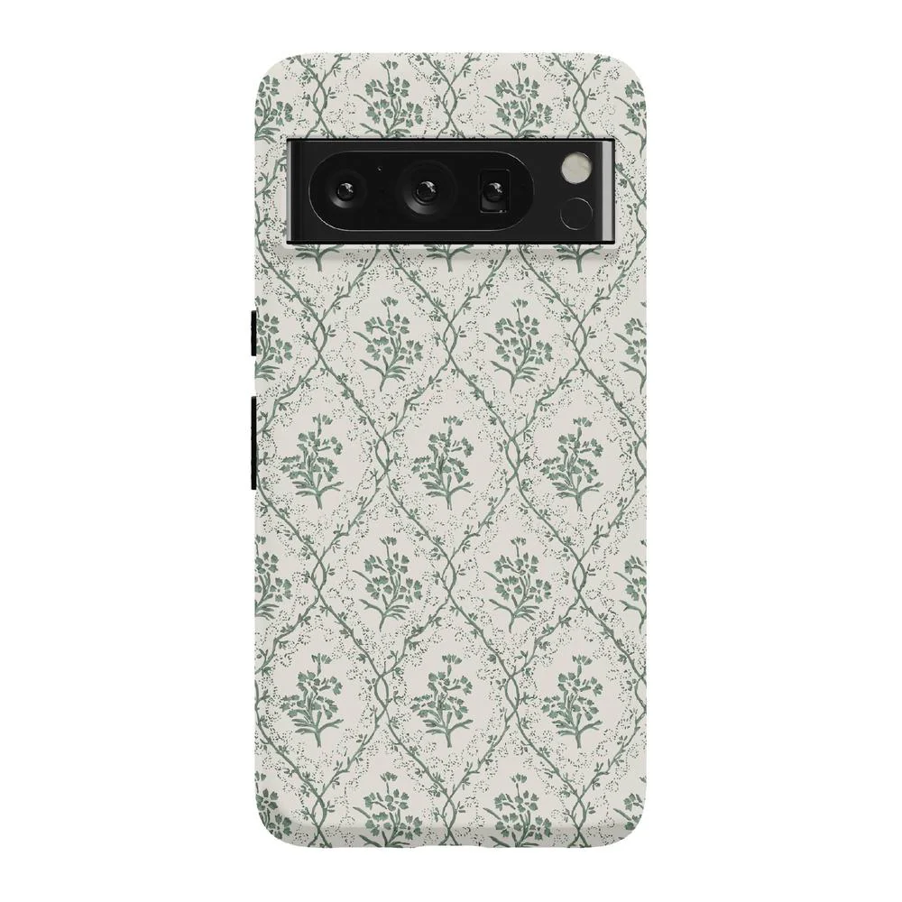 Sage Tapestry | Floral Vines Case - Bansusa
