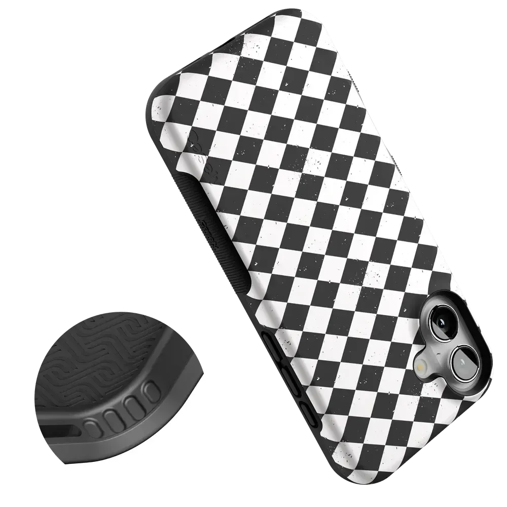 Salem's Hex | Black & White Checkered Case - Bansusa