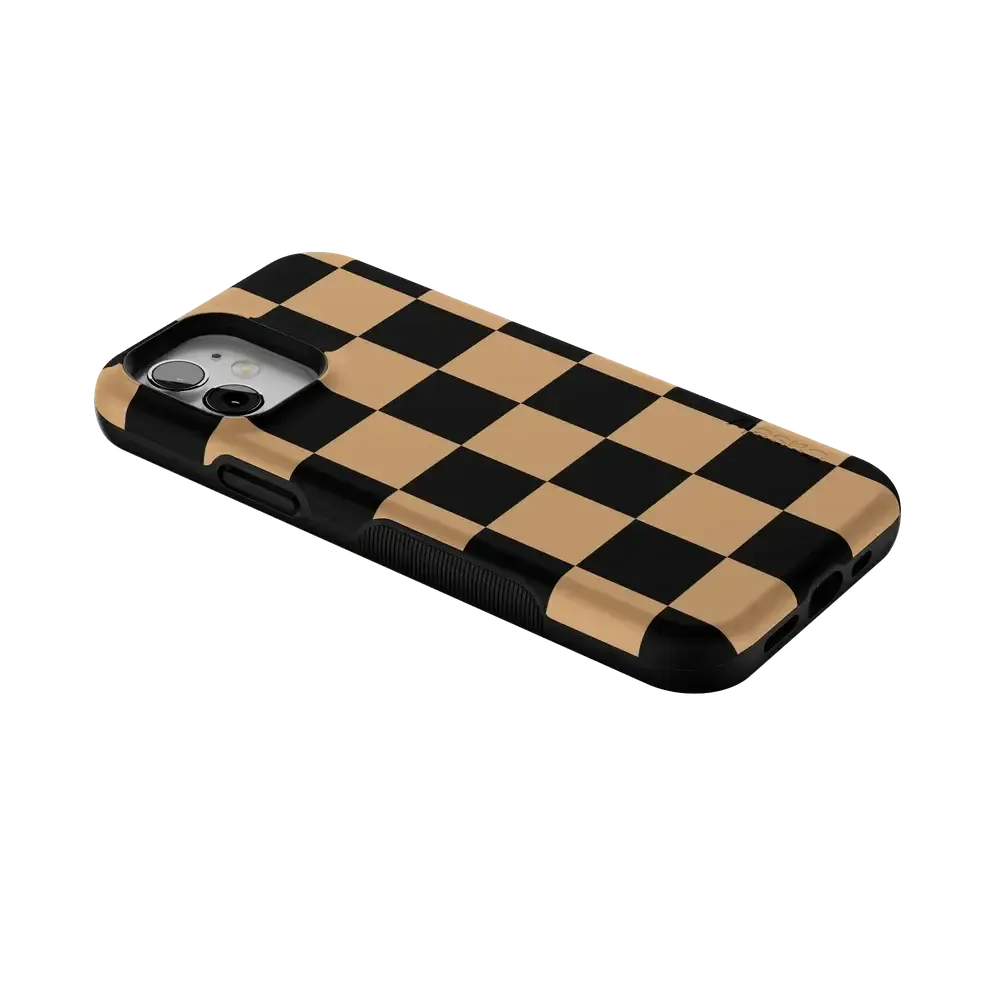 Fit Check | Black & Brown Checkerboard Case - Bansusa