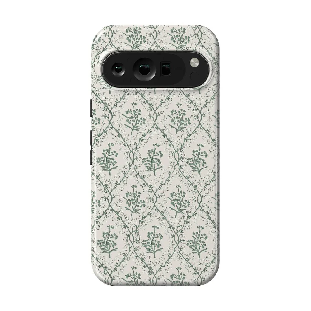 Sage Tapestry | Floral Vines Case - Bansusa