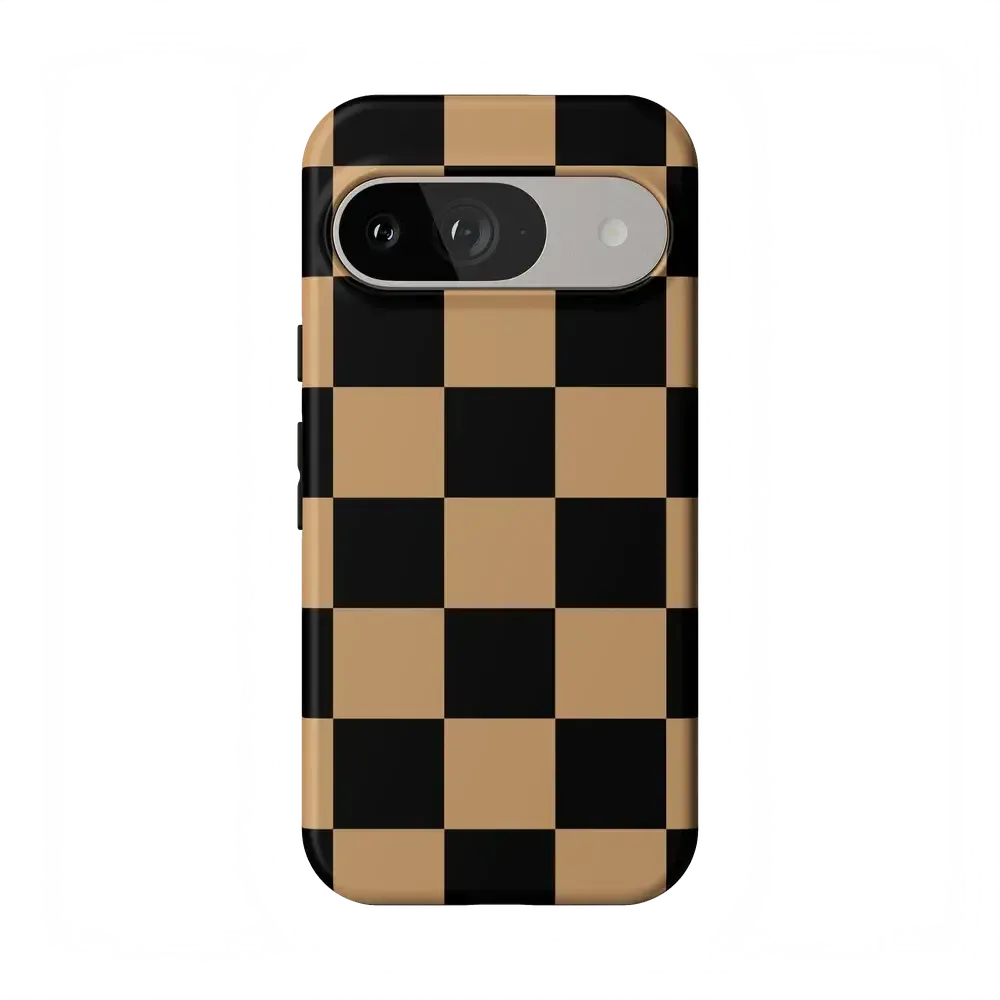 Fit Check | Black & Brown Checkerboard Case - Bansusa
