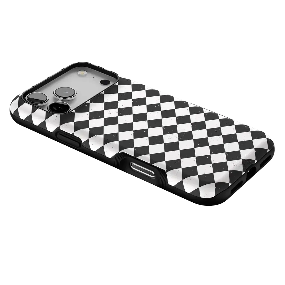 Salem's Hex | Black & White Checkered Case - Bansusa