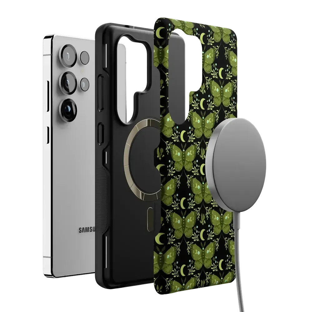 Mystic Moths | Green Twilight Case - Bansusa