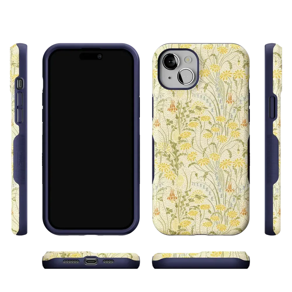 Boho Blooms | Golden Floral Case - Bansusa
