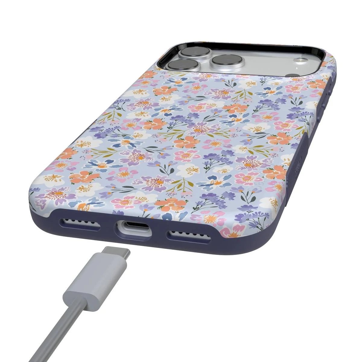 Poppy Meadows | Pastel Floral Case - Bansusa