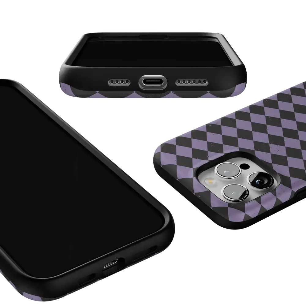 Midnight Hex | Purple Checkered Case - Bansusa