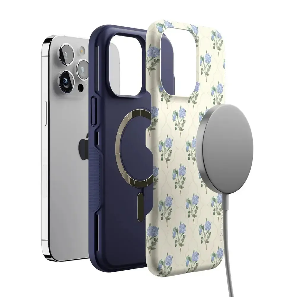 Vintage Garden | Blue Hydrangea Case - Bansusa