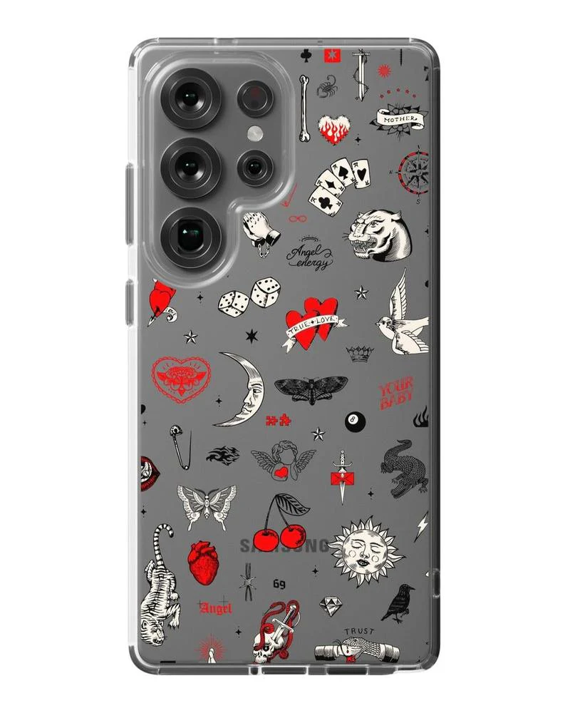 Not a Phase | Clear Flash Tattoo Case - Bansusa