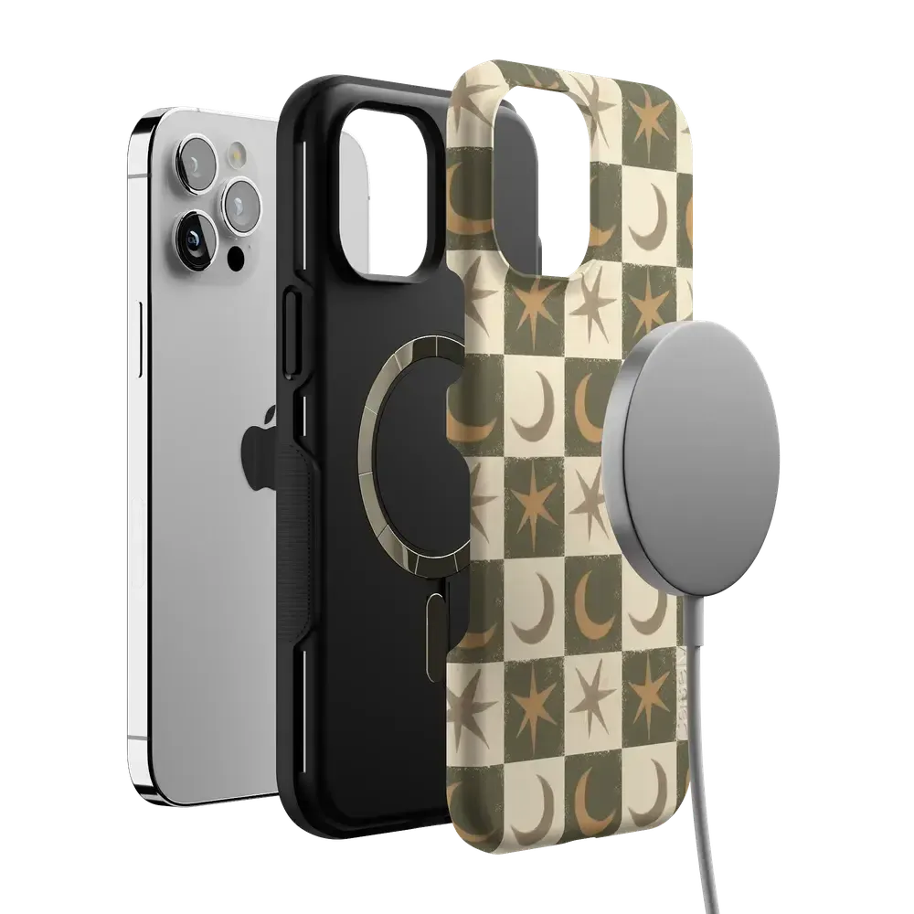 Mystic Moonstar | Green Celestial Case - Bansusa