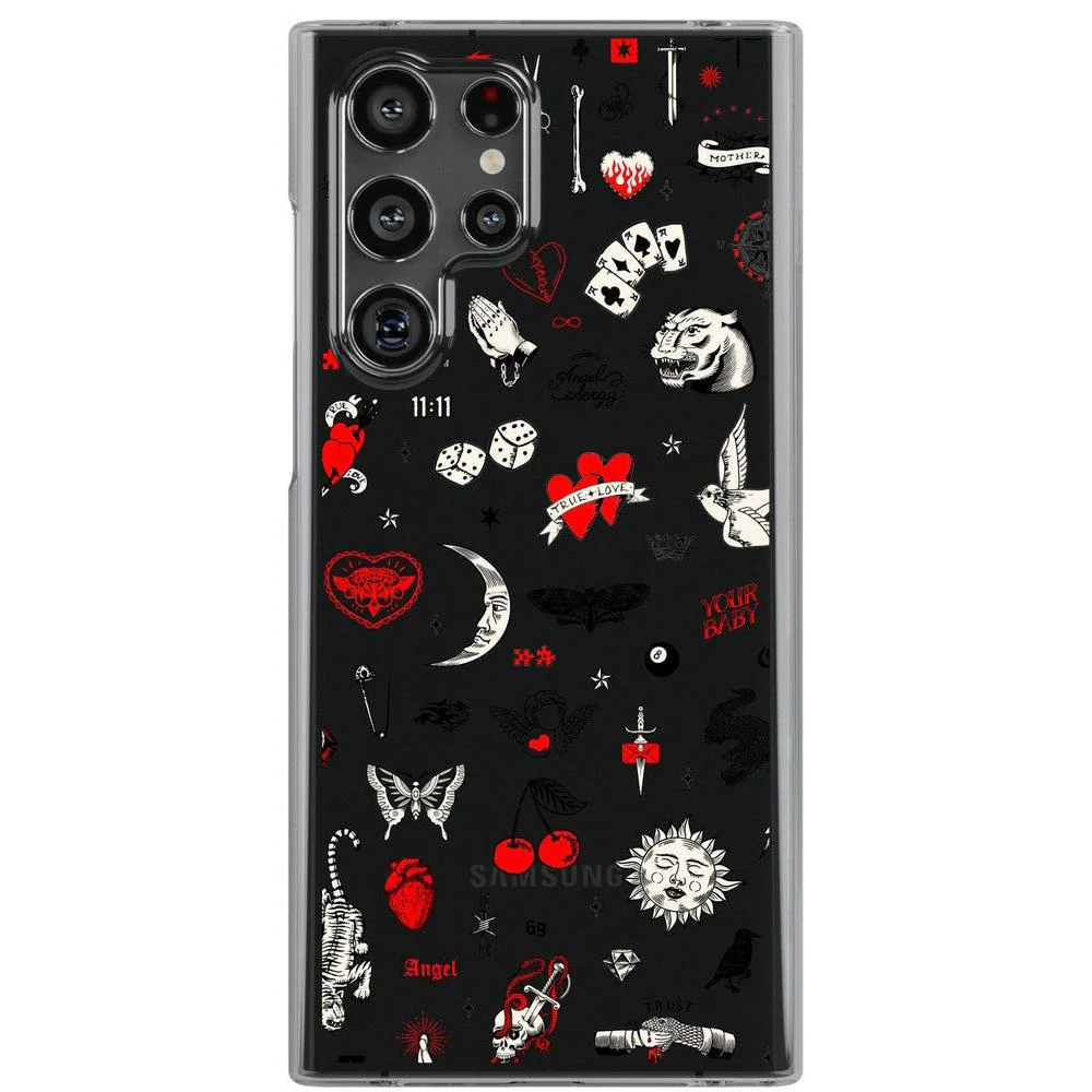 Not a Phase | Clear Flash Tattoo Case - Bansusa