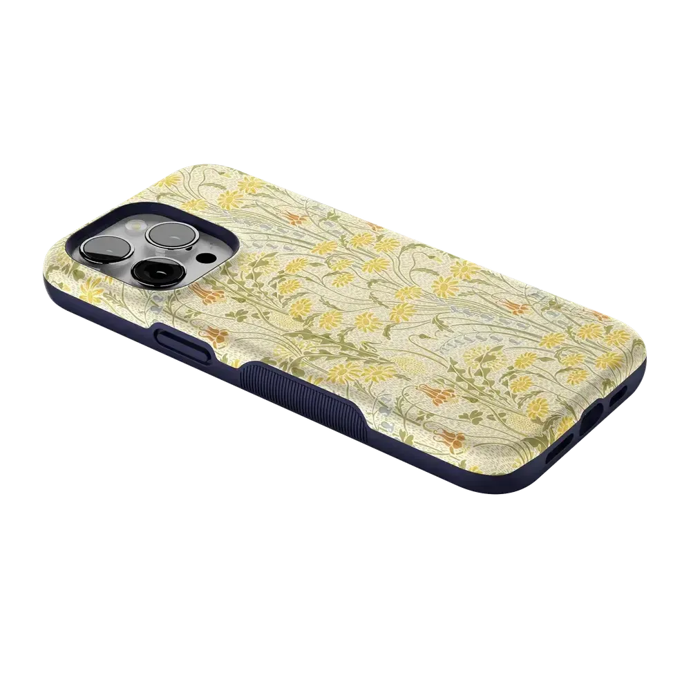 Boho Blooms | Golden Floral Case - Bansusa