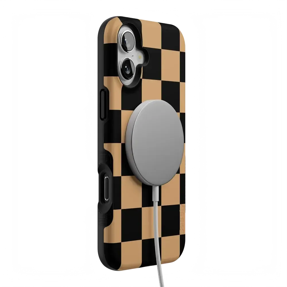Fit Check | Black & Brown Checkerboard Case - Bansusa